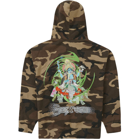 Supreme Lakshmi Camo Large Zip Up Hoodie