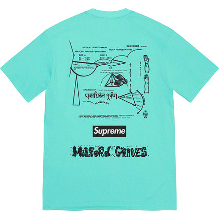 Supreme Milford Graves Teal Medium Tee