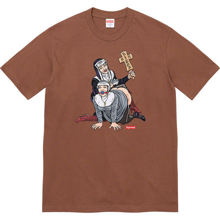 Supreme Nuns Brown Extra Large Tee