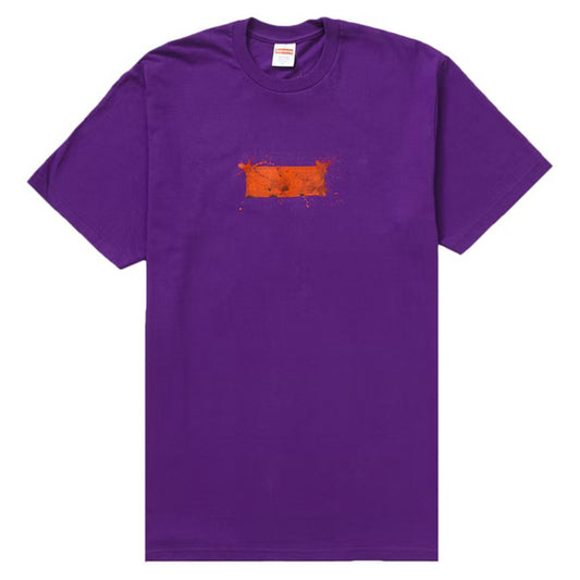 Supreme Ralph Steadman Box Logo Purple Small Tee