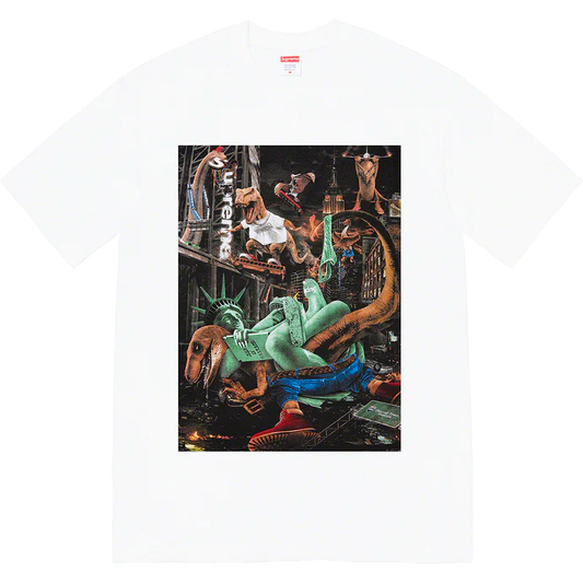 Supreme T-Rex White Large Tee