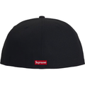 Supreme x New Era Skull Black Fitted Hat Size 7 1/8