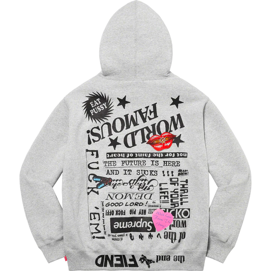 Supreme Fiend Heather Grey Hoodie