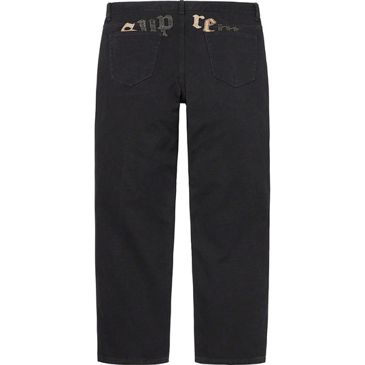 Supreme Great China Wall Canvas 5-Pocket Jean Sz 32