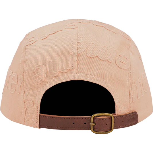 Supreme Lasered Twill Tan Camp Cap