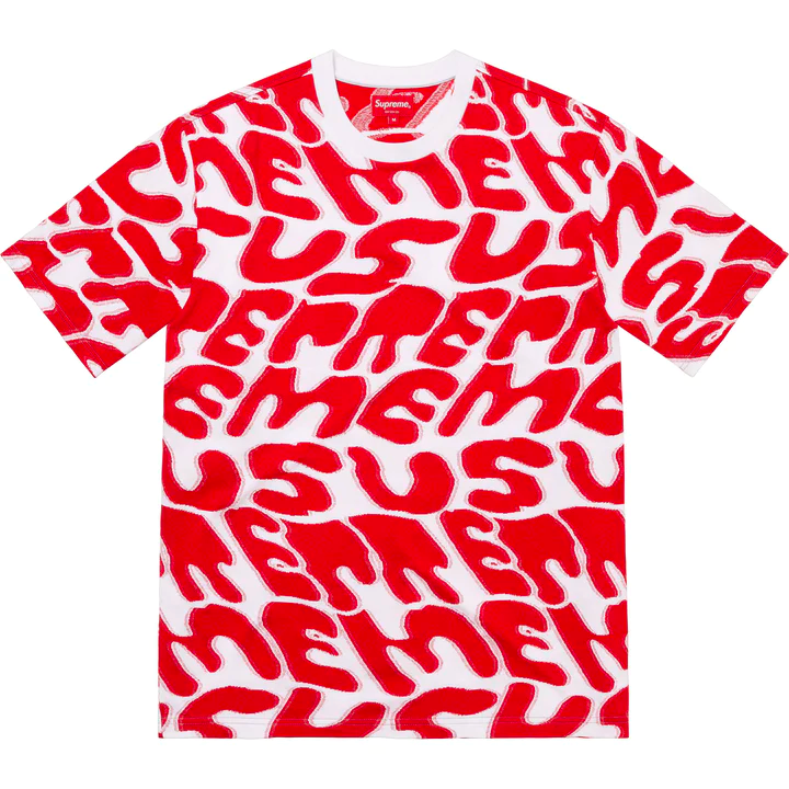 Supreme Stacked Intarsia Red S/S Tee