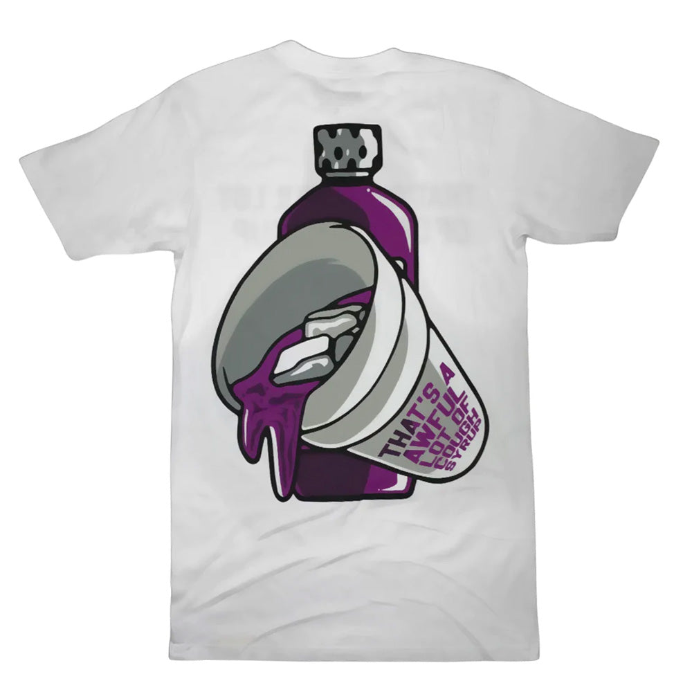 That's A Awful Lot Of Cough Syrup Double Cup White XXL Tee