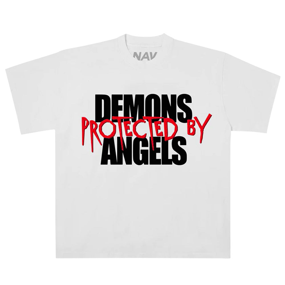 Nav Vlone Black top Shirt Demons Protected By Angles