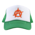 WyCo Vintage Green White Orange Trucker Hat