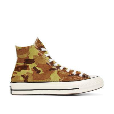 Converse Green Camo Pony Hair Chuck 70 High Sneakers - 8 M / 9.5 W